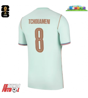 Francia Aurelien Tchouameni #8 Segunda Equipación Mundial 2026 Manga Corta